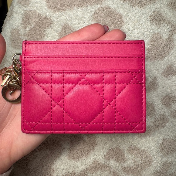 Limited Edition Lady Dior Five Slot Card Holder - Picture 1 of 2